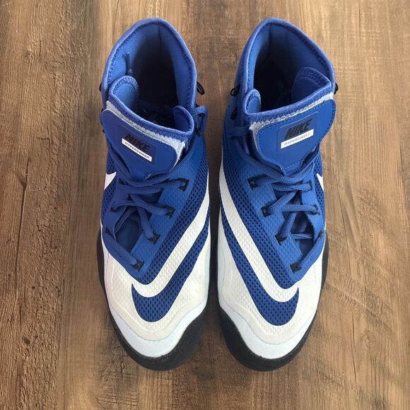 Nike Hypersweep Wrestling Shoes Men Size 11 Varsity Royal White Black 717175-410 main image 8